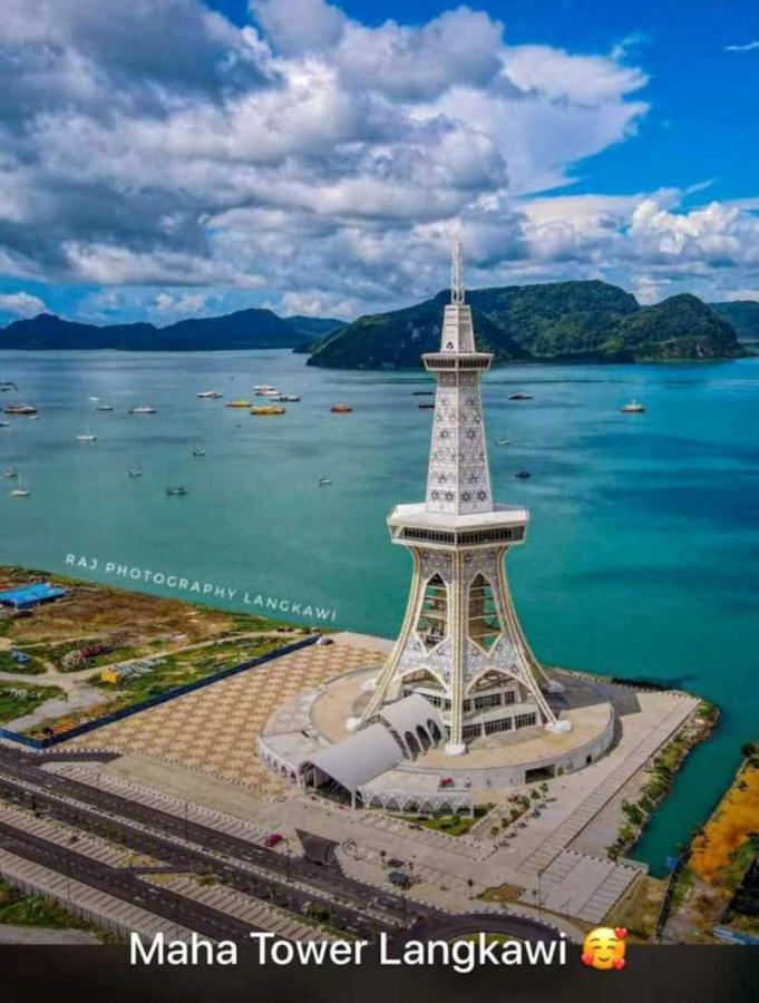 Designer Suite Apartment Seaview 10Pax Families Suite Kuah Esterno foto